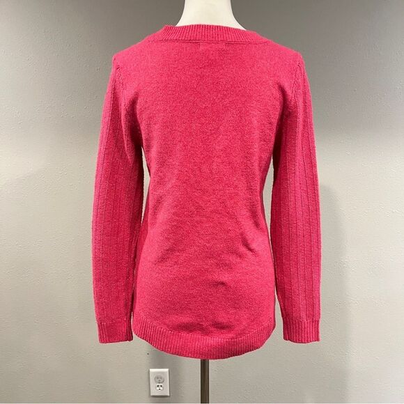 Maurice’s casual long sleeve scoop neck Pink Sweater size small - Picture 5 of 12